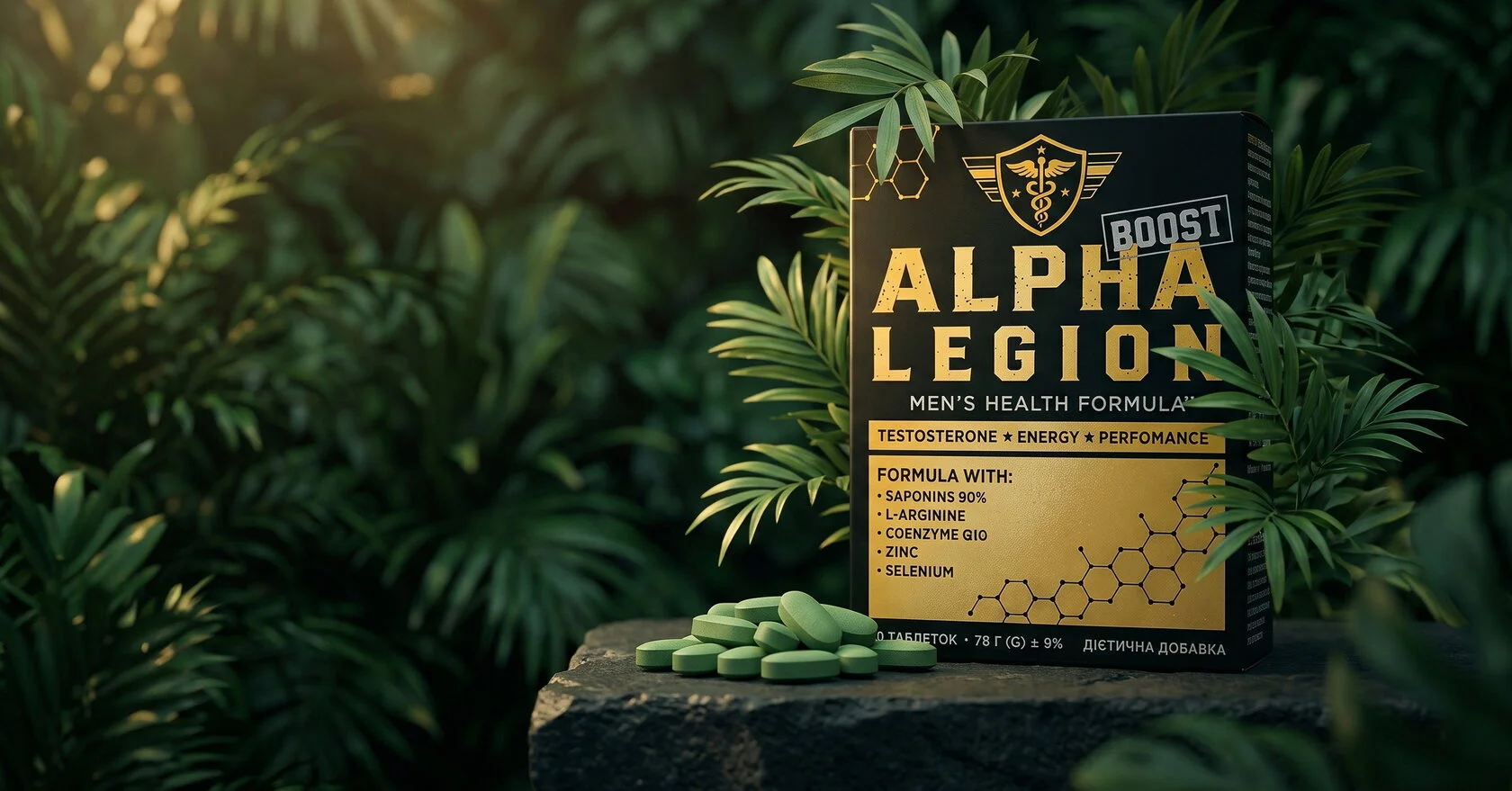 Alpha Legion Boost — преміальна дієтична добавка для чоловіків