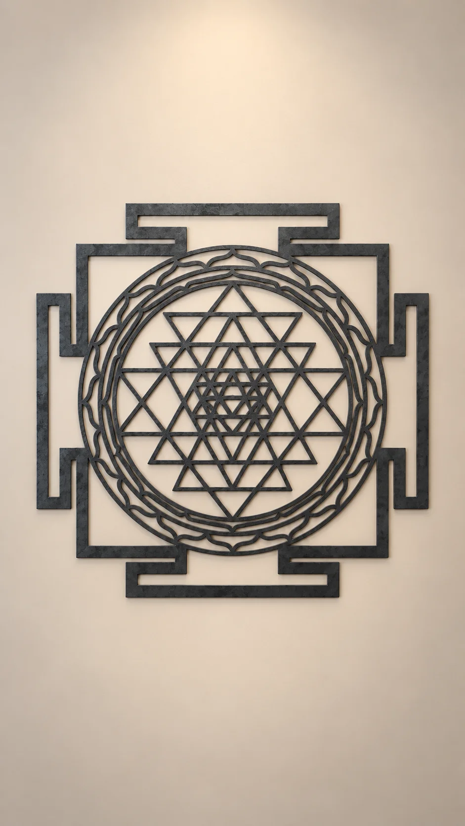 Sri Yantra / Алюминиевый композит — Anna / Chinmayi Dasi